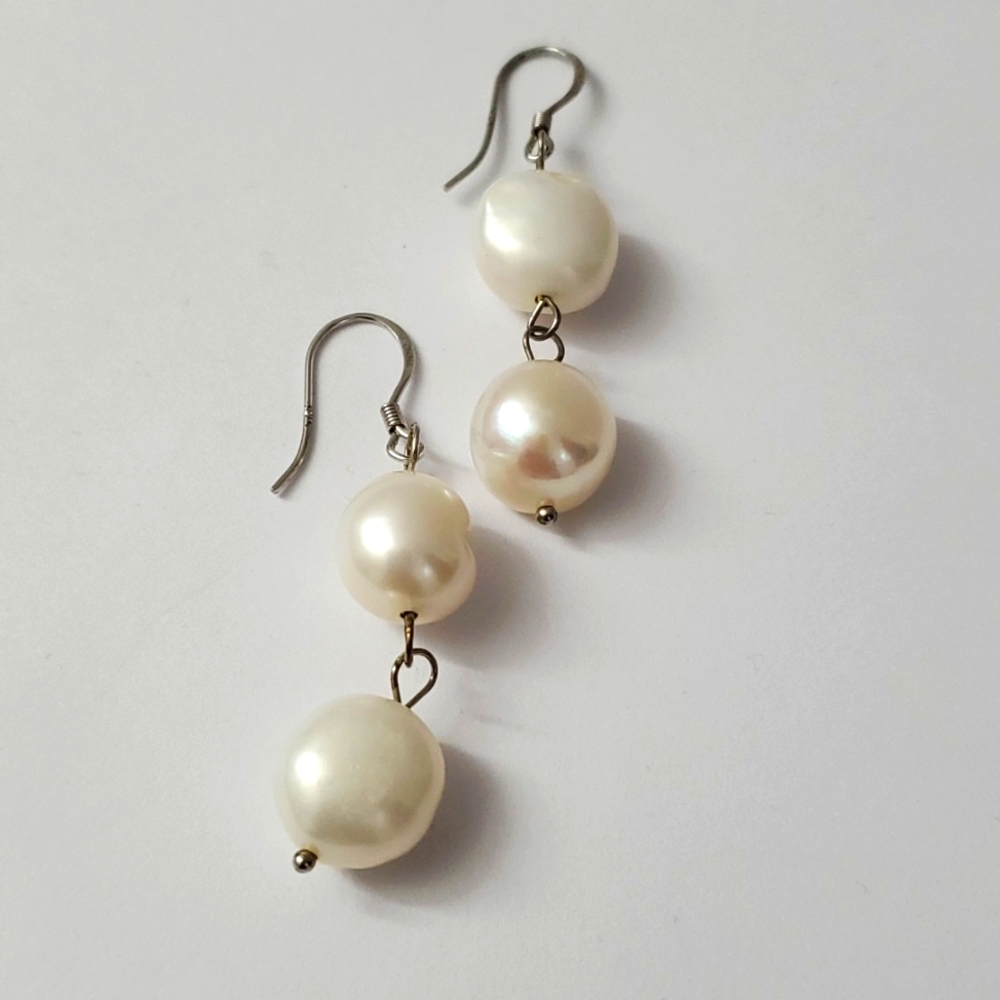 Sterling Silver 925 Pearl Earrings